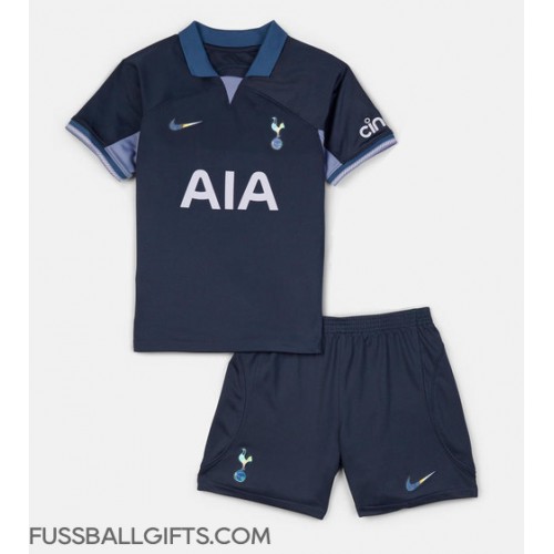 Tottenham Hotspur Fußballbekleidung Auswärtstrikot Kinder 2023-24 Kurzarm (+ kurze hosen)